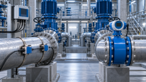 مقایسه مستقیم نصب Inline مغناطیسی با سنسورهای Clamp‑On التراسونیک