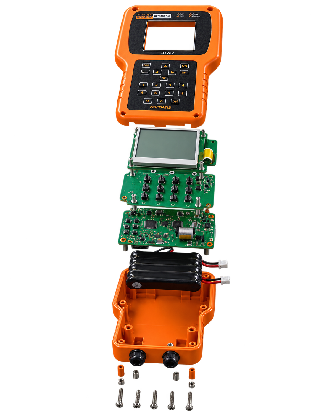 نحوه عملکرد فلومتر التراسونیک پرتابل DT-767