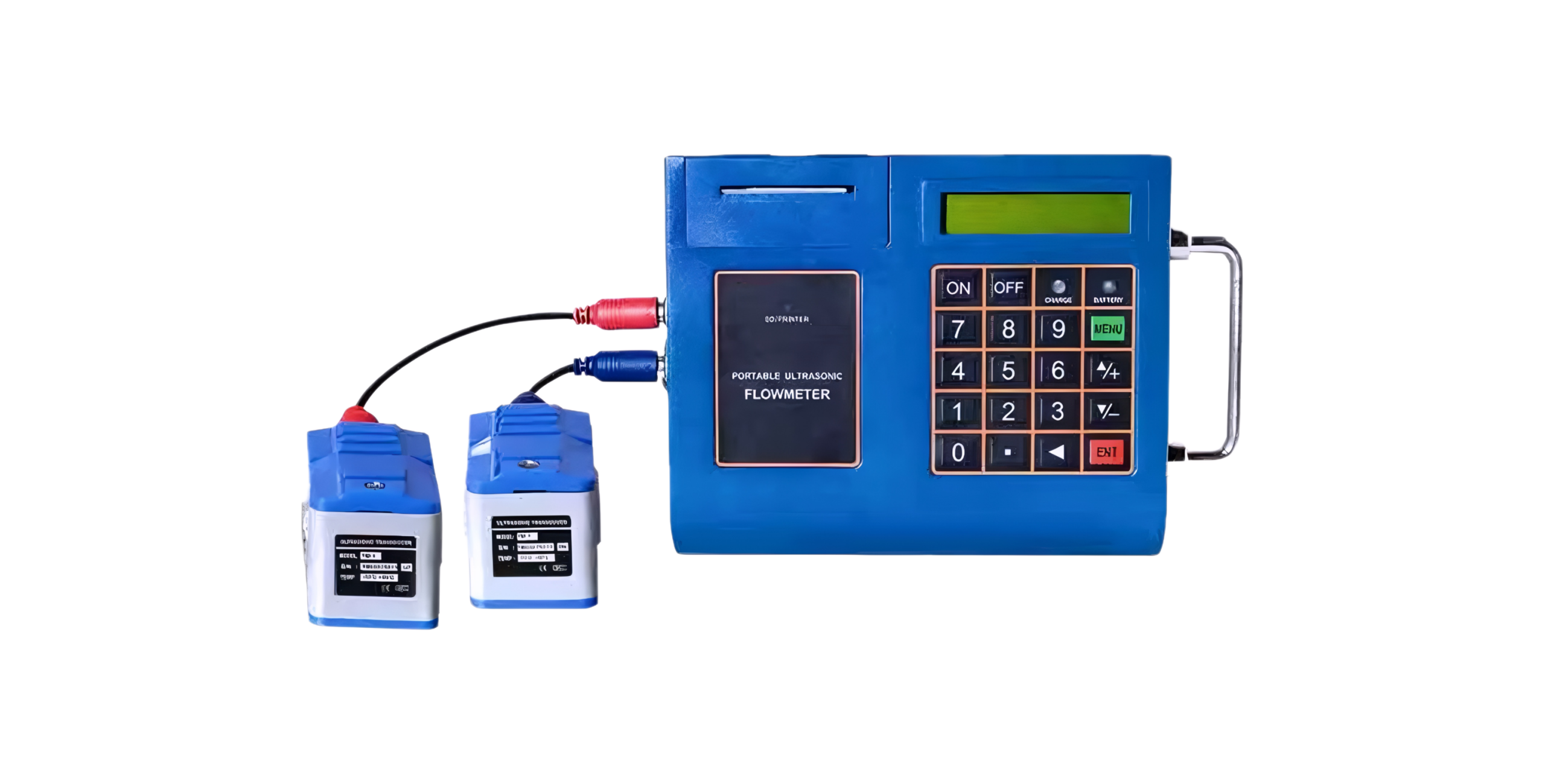فلومتر کلمپ آن پرتابل TUF-2000P برای تست و اندازه‌گیری دبی مایعات